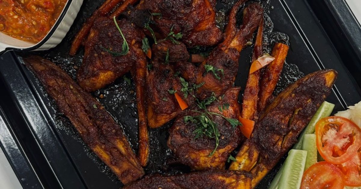 Ayam panggang oven & sambal Lamongan