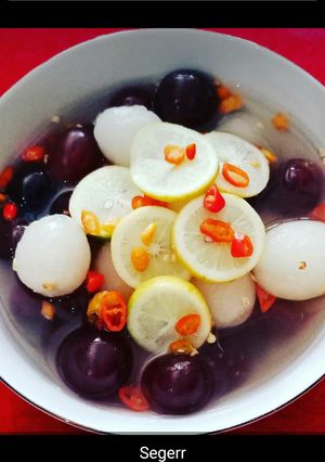 Foto resep Asinan rambutan perez lemon
