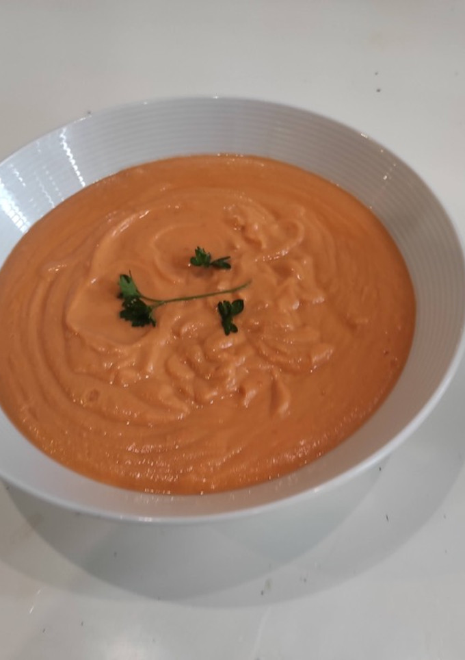 Una foto de Salmorejo