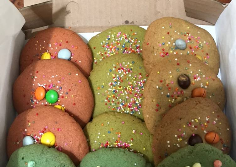 Cookies monster warna warni