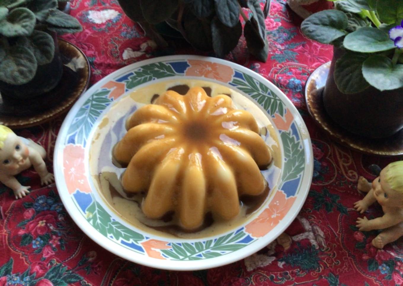 Pudín de auyama (calabaza, zapallo)