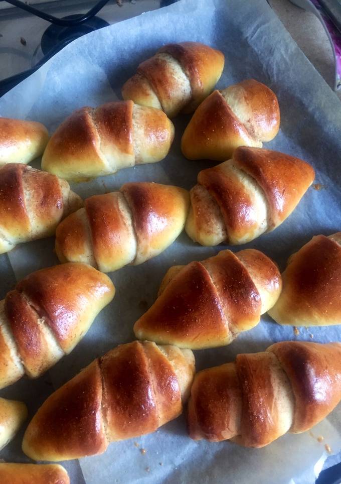 Булочки-ракушки с корицей