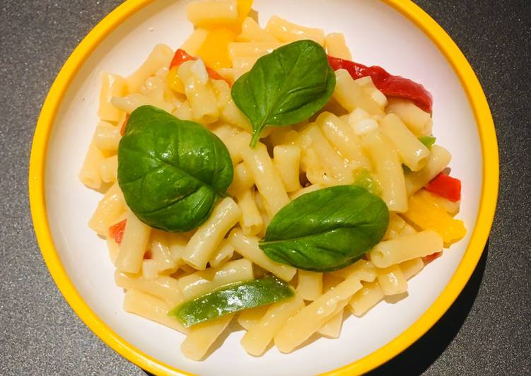 Easiest Way to Prepare Perfect Macaroni with garlic butter and veg