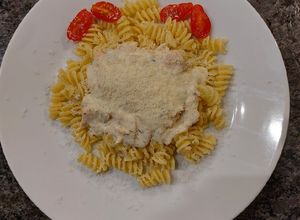 Une photo de Fusilli à la Truite Fumée