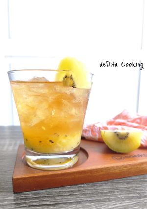 Foto resep 624. Es Teh Melati Kiwi Madu