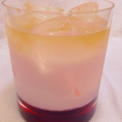 A picture of Adult Strawberry Milk with Whisky float.