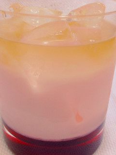 A picture of Adult Strawberry Milk with Whisky float.