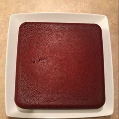 A picture of Moist red velvet cake.