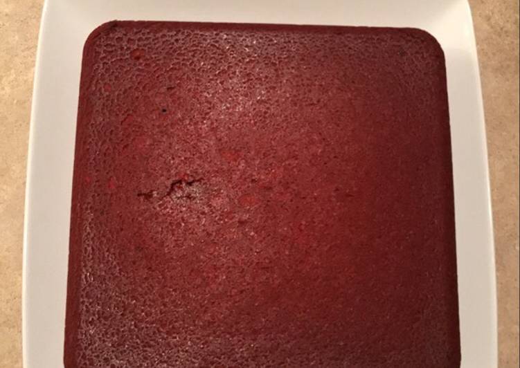 Steps to Make Any-night-of-the-week Moist red velvet cake