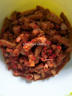 Foto resep Balado cumi asin tempe simple