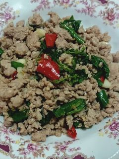 รูปของ ผัดกะเพราหมูสับ