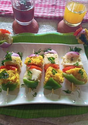 ধোকলা টিক্কা(Dhokla tikka recipe in Bengali) রেসিপির প্রধান ছবি