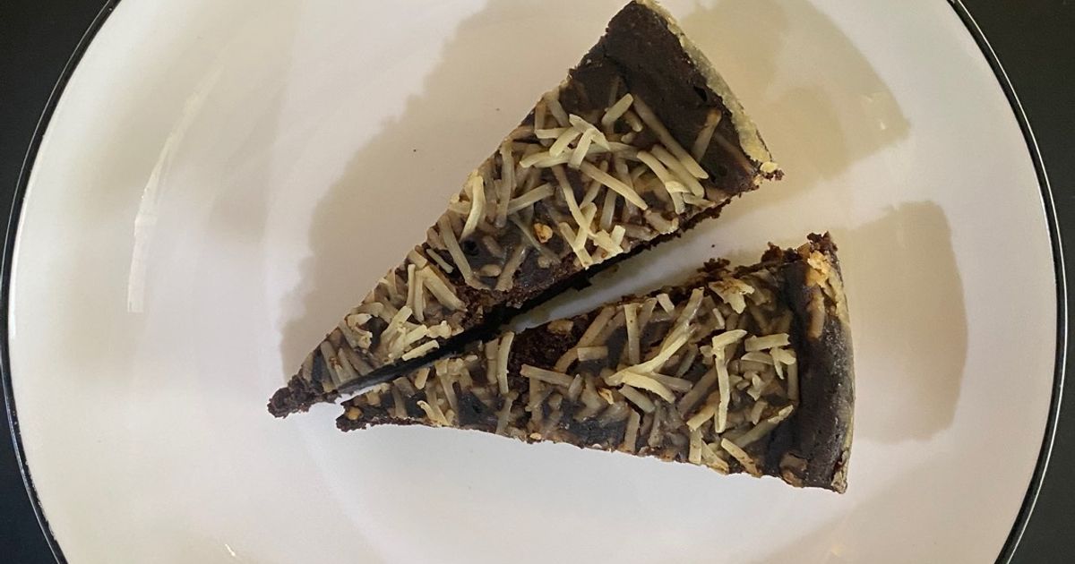 Brownies Banana Cheese, Rice Cooker