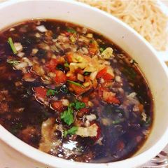 A picture of Manchow Soup.