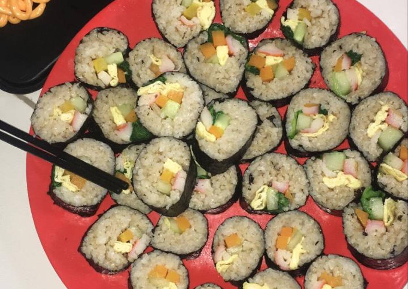 Korean Sushi Roll (Kimbap/Gimbap)