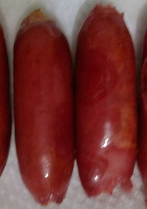 A picture of Fried smokies.