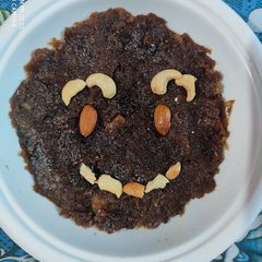 A picture of Apple Dryfruit Halwa.