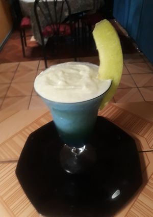 Una foto de Granizado de melón con genjibre