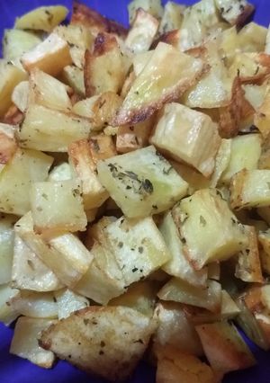 Una foto de Papas al horno
