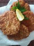 Milanesas de carne picada, común y con huevo al final