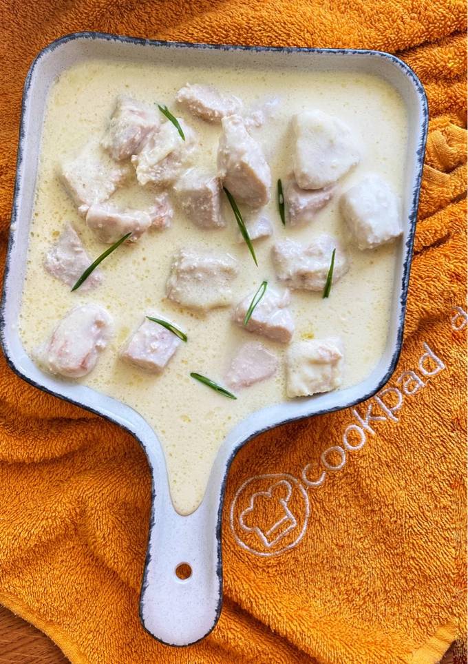 Куряче філе в вершковому соусі
