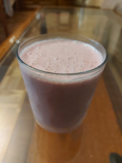 Una foto de Batido de fresa