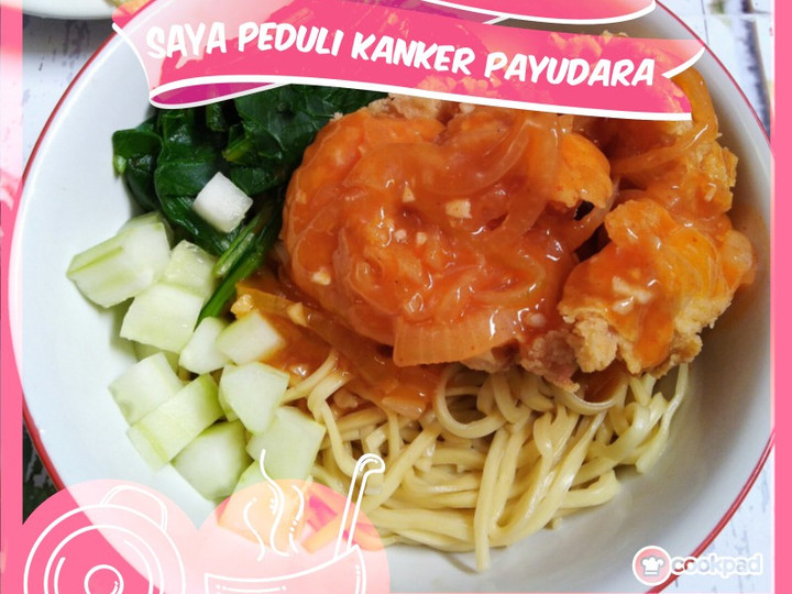 Resep Cwiemie udang asam manis pedas Bahan Sederhana