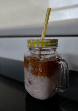 Una foto de Café helado con solo 4 ingredientes