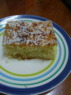 صورة لوصفة بسبوسه بجوز الهند