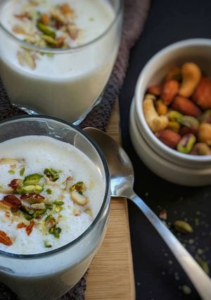 A picture of Dry Fruit Lassi.