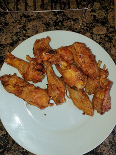 Una foto de Alitas de pollo a la freidora de aire