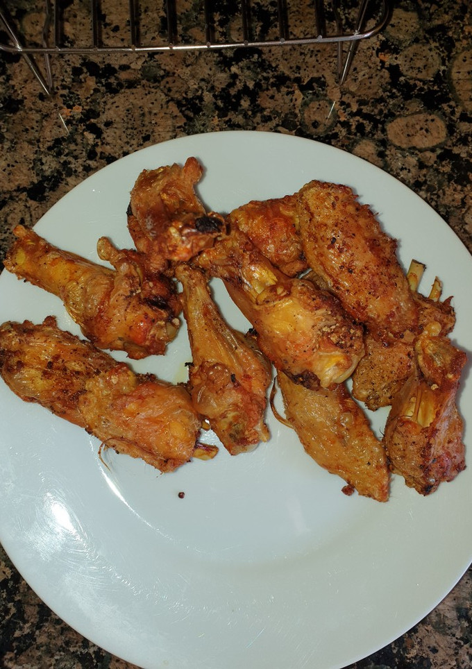 Una foto de Alitas de pollo a la freidora de aire