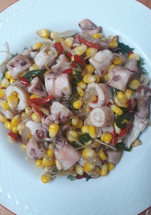 Foto resep Cumi asin jagung