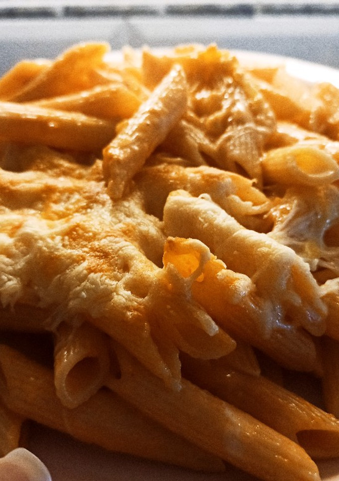 Una foto de Macarrones gratinados
