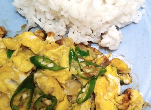 Foto resep Telur Orak Arik Kecap Rawit Ijo Pedas Nampol 🔥
