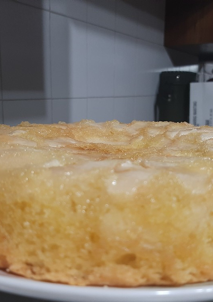 Una foto de Tarta invertida de manzana!
