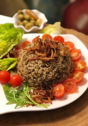 صورة لوصفة المجدرة بالرز