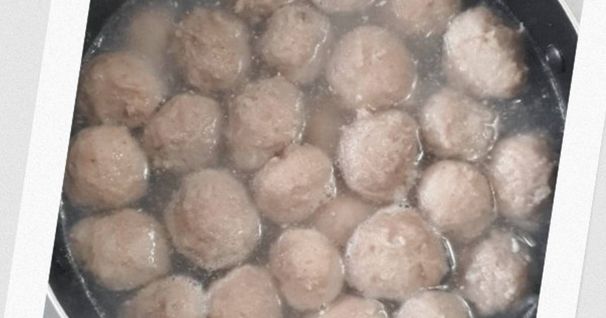 Resep Bakso Sapi Homemade Super Kenyal Tanpa Es Batu 🥰 Oleh Stefani