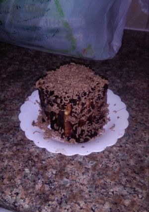 صورة لوصفة حلا الهرم شكولاته