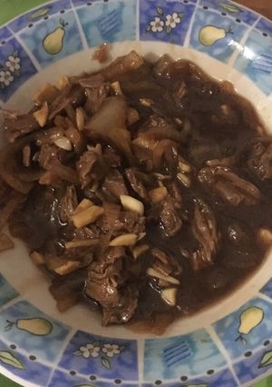 Foto resep Oseng Daging rasa Teriyaki