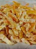 Cascaritas de naranja confitadas