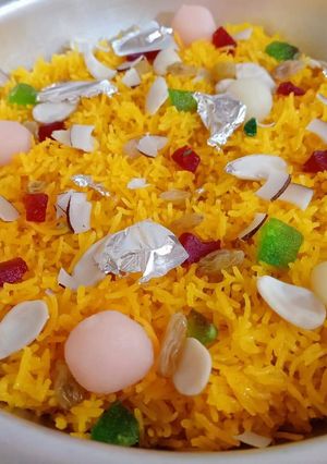 A picture of Zarda Chawal.