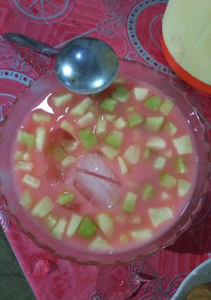 Foto resep Es Buah Melon Marjan Simple