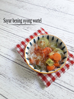 Foto resep Sayur bening oyong wortel MPASI 12 month