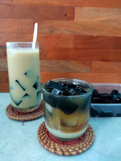 Foto resep Es Teh Susu Cincau
