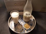Una foto de leche de mijo