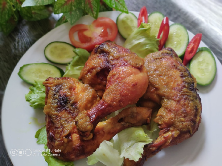 Anti Ribet, Bikin Ayam Panggang Pedas Bumbu Kuning Istimewa