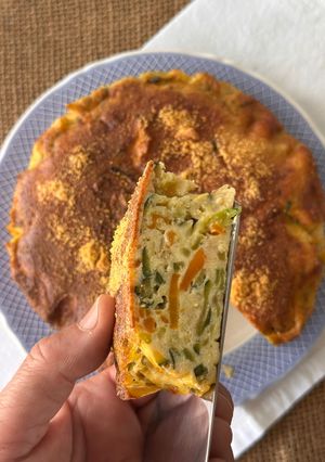 Una foto de Pastel de verduras