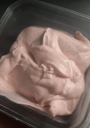 Une photo de Mousse fraises-groseilles