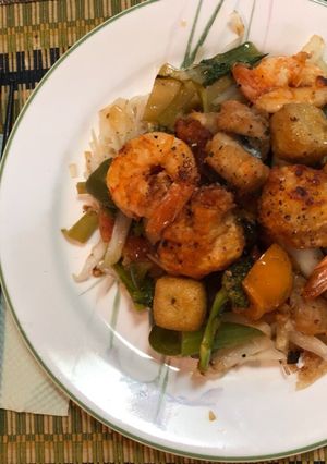 Hình của món Phở xào dòn.